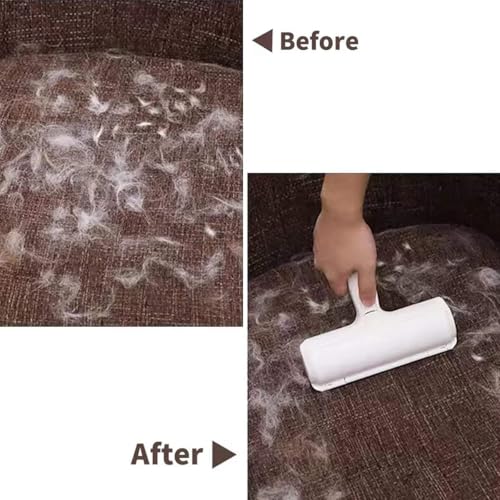 Image of Pet Hair Removal Tool for Furniture, Couch, Bedding, Clothing and Carpets Dog and Cat Hair Removal Roller, Reusable Roller, Fur Removal Tool for Pets, Cleaning Scraper Hair Removal Tool