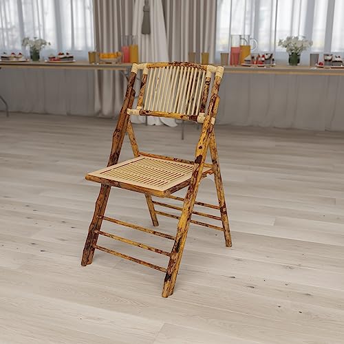 Image of Flash Furniture American Champion Bamboo Folding Chair