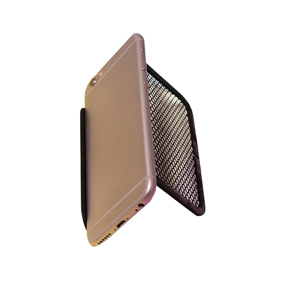Ipetboom Porte Carte Métallique Portable En Acier 3.74X3.15X1.77In Organisateur De Cartes De Visite Et D'Identité Pour Bureau Et Usage Quotidien