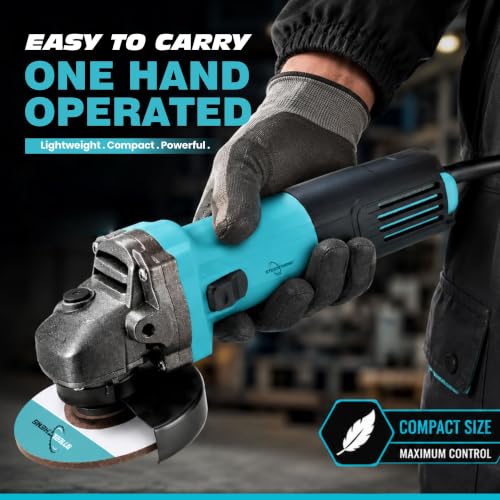 Image of 100mm Angle Grinder, 1000W Pure Copper Motor, 11000 RPM (SC-AG-4-349)