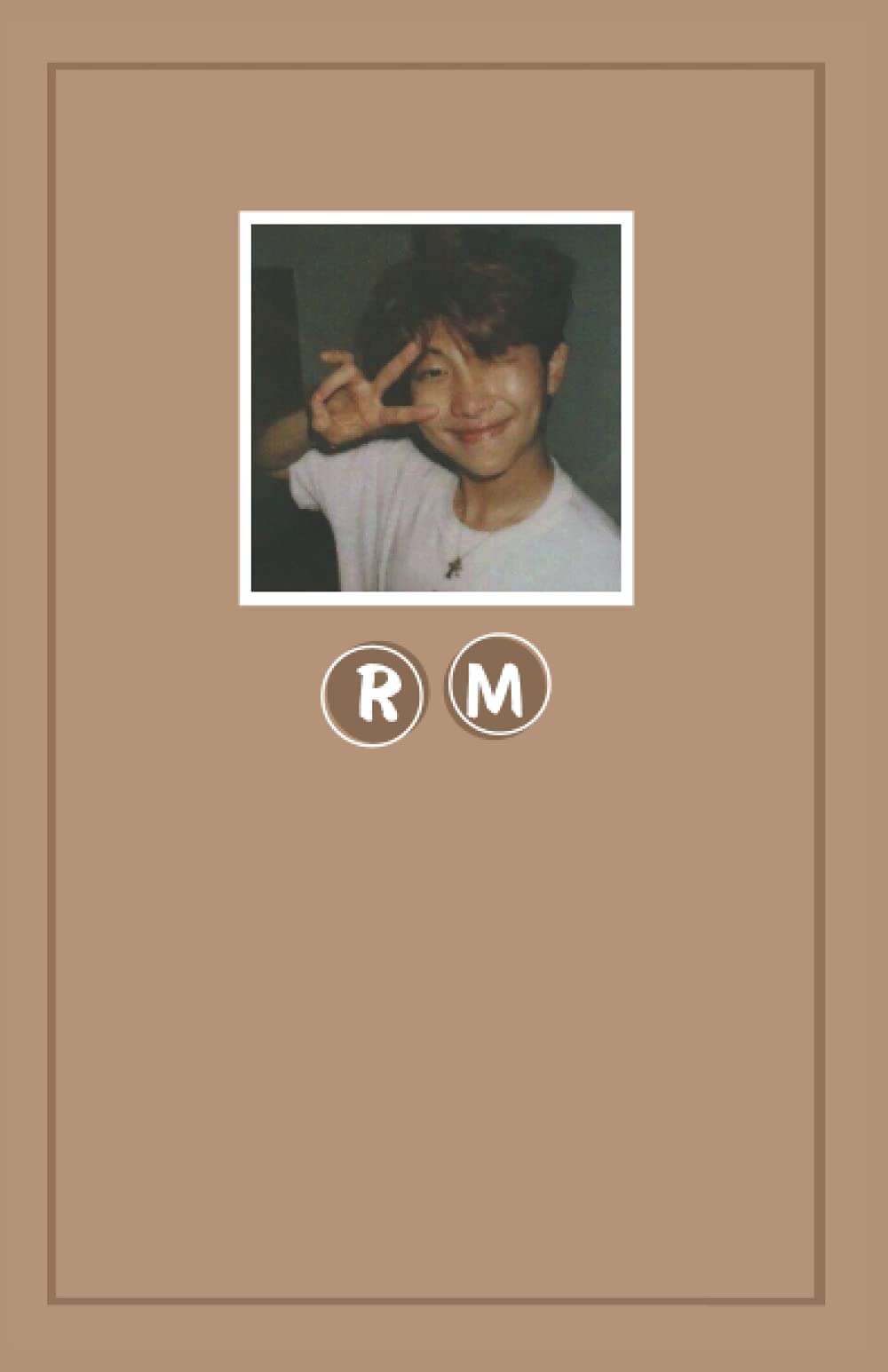 RM Journal: Kim Namjoon- RM- BTS Kpop Group Member Notebook- Cute BTS RM Design- 200 Lined Pages- 5.5" X 8.5"- Perfect for ARMY BTS Fans