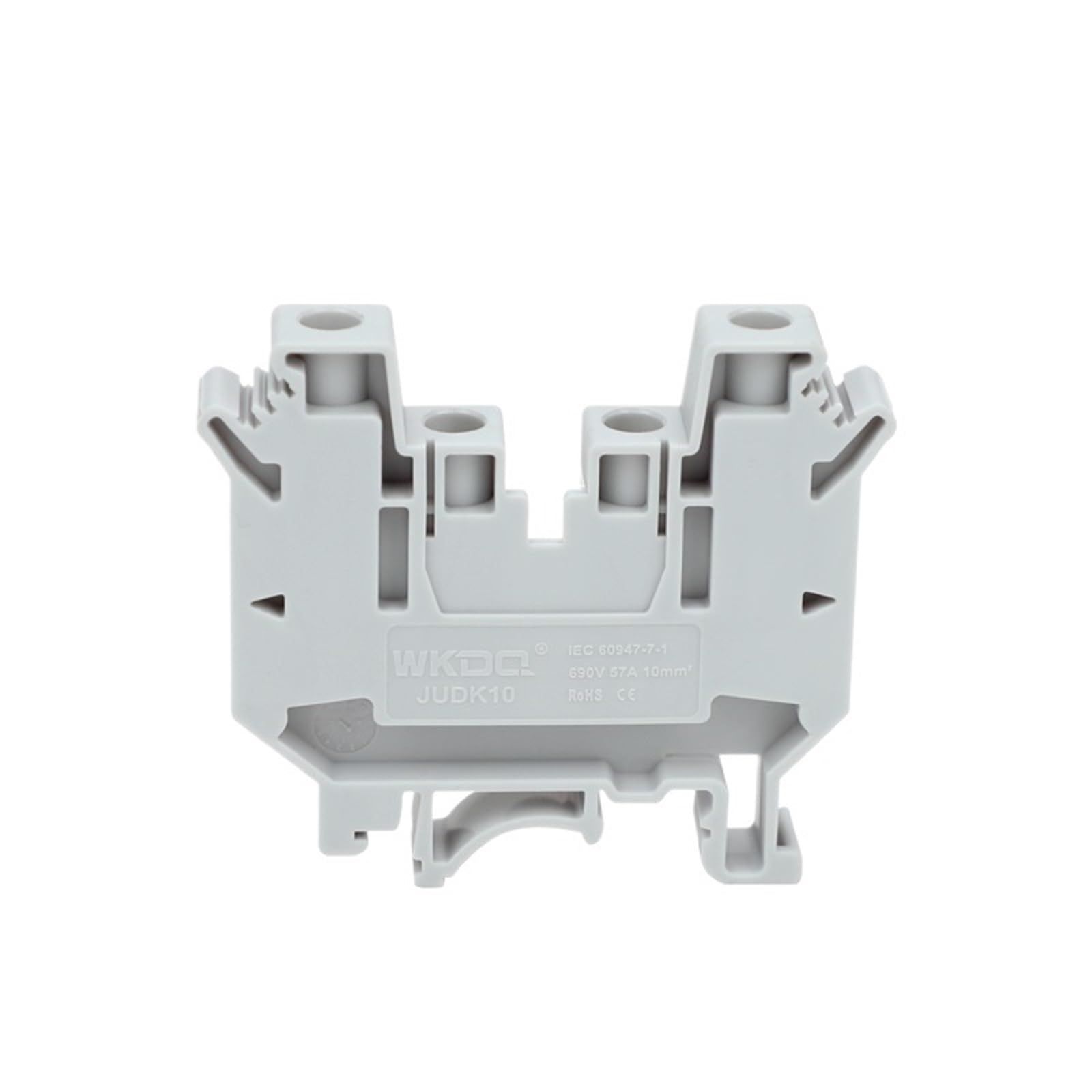 Morsettiera elettrica a vite UDK-10, 4 fili, 10 mm², 2 ingressi/uscite, 5 pezzi(10 pezzi)