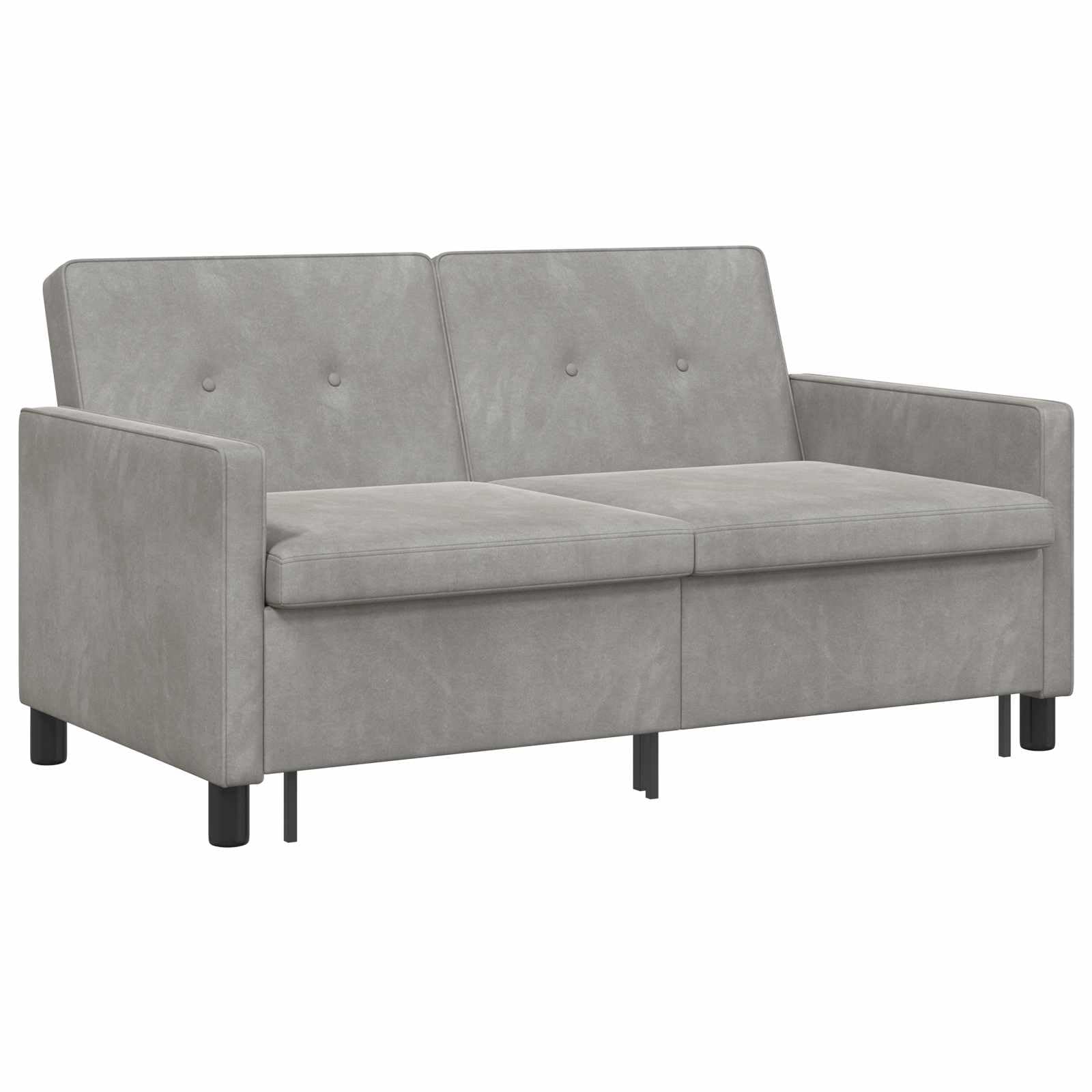 Schlafsofa hellgrün aus Stoff 154 cm