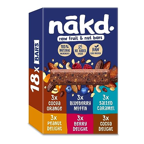 Nakd Fruit & Nut Bar Variety Pack - Vegan - Healthy Snack - Gluten Free - 35g x 18 bars - Image 3