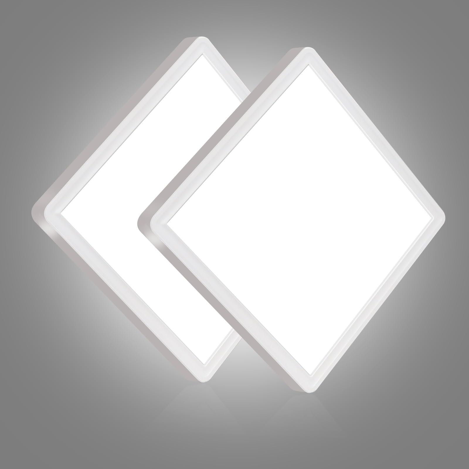 Charyjod White Bathroom Lights Ceiling, 18W Ceiling Lights 1620Lm 5000K Daylight For Bathroom,Kitchen Bedroom Living Room Hallway And More, Led Ceiling Light 120W Equivalent Waterproof Ip44,23Cm