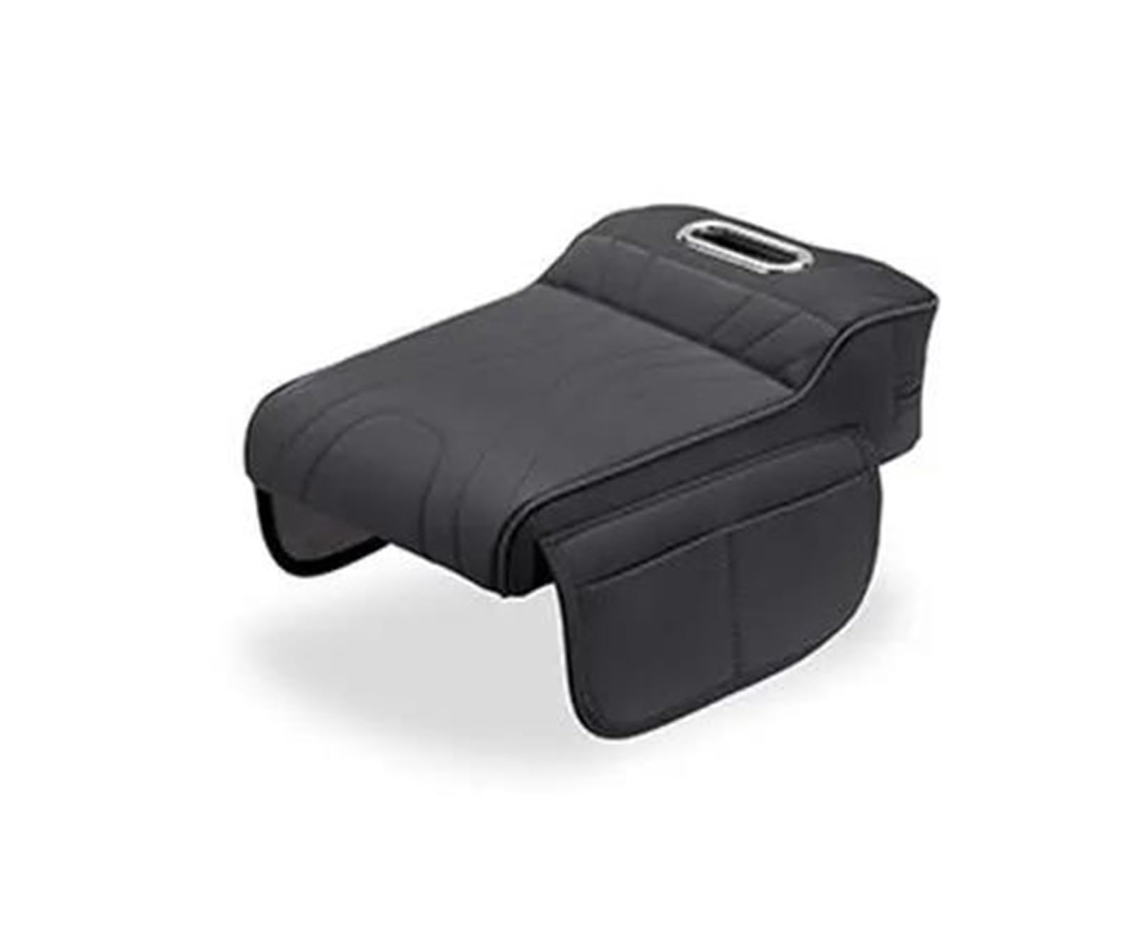 PIBMKVKHIK For Haval H9 2rd 2024 2025 Car Armrest Box Height Increase Pad Storage Bag Leather Protective Cover Armrest Organiser Tray(D)