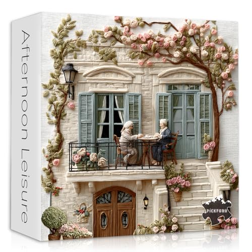 Nature Garden Puzzles for Adults 1000 Pieces, Cozy Puzzle Flower Plant Puzzle Unique Art, Challenge Jigsaw Puzzle for Adults