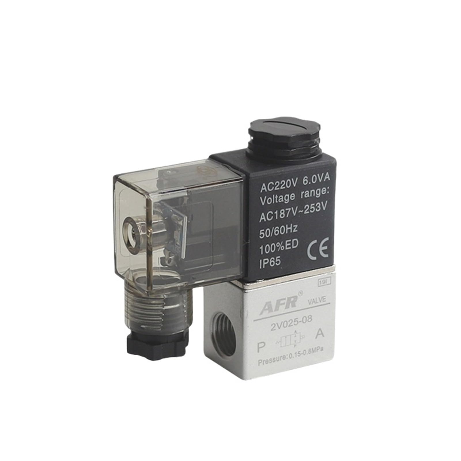 Électrovanne 24V 2V025-08 avec fermeture automatique pour un contrôle précis de l'air