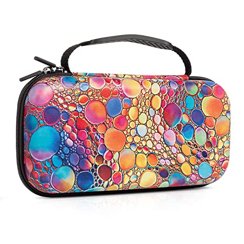 Nintendo Switch Case OLED Model 2021(Abstract Art Bubbles), Carry Case for Nintendo Switch Boys Girls Travel Storage Shockproof Hard Shell Case 20 Game Card Slot for Switch Console Joy-Con&Accessories Nintendo Switch Case OLED Model 2021(Abstract Art Bubbles), Carry Case for Nintendo Switch Boys Girls Travel Storage Shockproof Hard Shell Case 20 Game Card Slot for Switch Console Joy-Con&Accessories