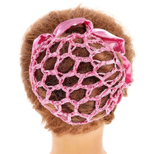 5pcs Elastic Girl Hairnets Comfortable Dancer Snoods for Hair Bun Holding Durable and Reusable Hair Bun Holder for Professional Performers and Formal Occasions - Image 3