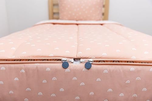 Miniatura 10 de Beddy's Nod & Winks - Juego de ropa de cama para niños, tamaño individual, Twinkle Toes, juego de 3 piezas rosa con funda de colchón con cremallera,