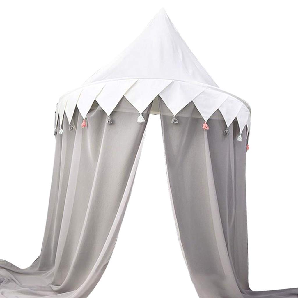 Dosel para cama infantil de princesa, con cortina de gasa para dormitorio infantil, decoración