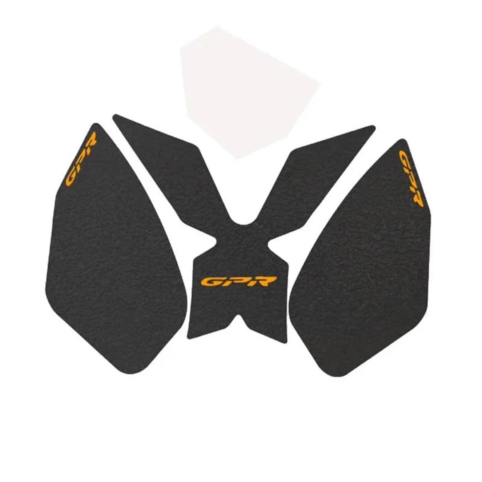 Motorcycle Fuel Tank Protector Sticker Leather Knee Pad Grip Side Decal for Aprilia GPR125 GPR150 GPR 125 150(Style 4)