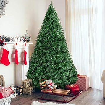 Buy as in Photo - Artificial 7 feet Christmas Pine Tree - Xmas Pine Tree with Solid Metal Legs,Light Weight, Perfect for Christmas Decoration (Green, 7 FEET)- Pine Tree