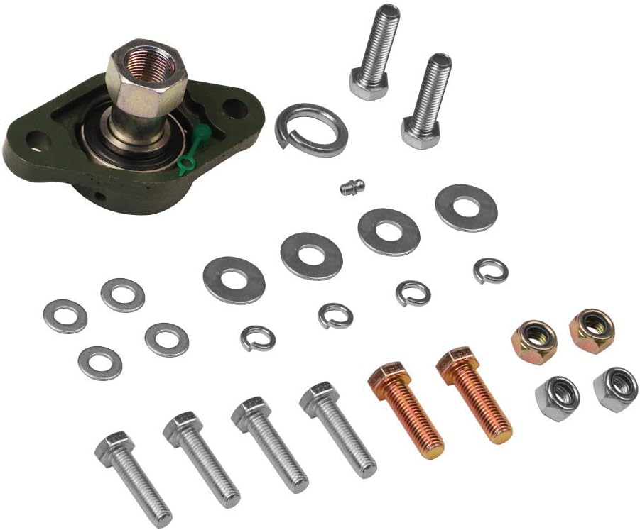 Steering Gear Box Stabilizer Kit - Compatible with Dodge Ram Trucks - Replaces 1032004-1994-2001 Ram 1500, 1994-2002 Ram 2500, 3500 4x4 - Dual Steering Stabilizer Shock Brace Bar - Death Wobble Fix