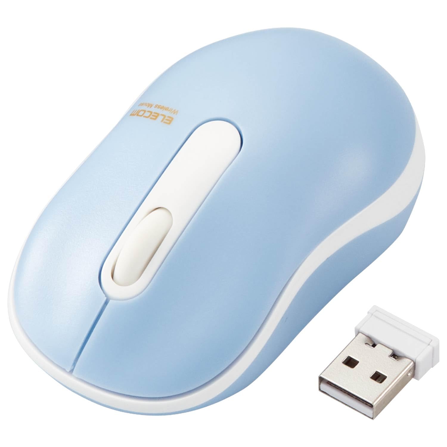 Amazon.co.jp: エレコム ワイヤレスマウス M-DY10DRSKBUL 静音 抗菌 3 