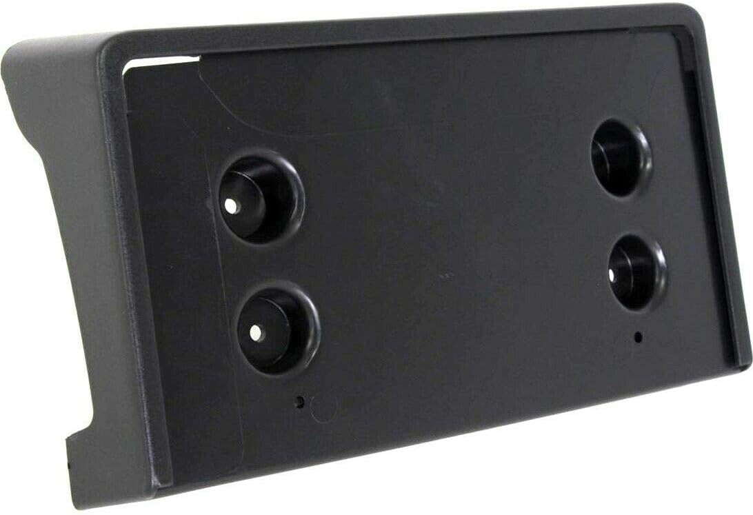 DAT AUTO PARTS Front Bumper License Plate Frame Tag Mounting Bracket Holder Replacement for 2010-2016 Cadillac SRX Black Textured Made of Plastic GM1068130 25776408