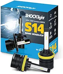 Lâmpada Super Led Mini Shocklight 32w S14 Nano H11 6000k