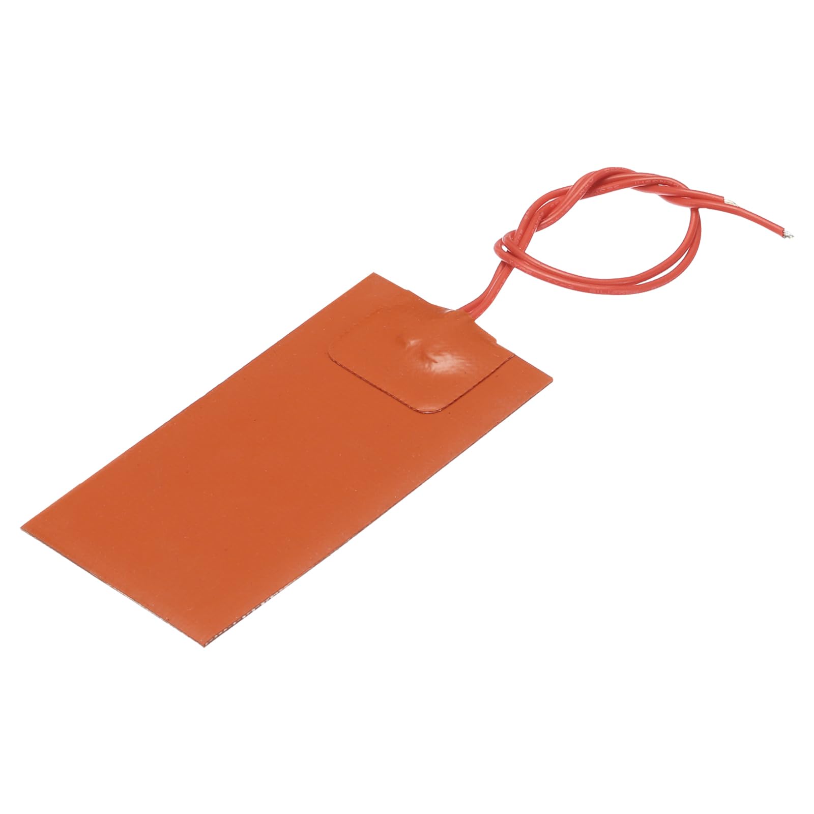 QUARKZMAN Silikonowe łożysko grzewcze 12 V 20 W kuchenka elastyczna folia grzejna płyta grzewcza 100 mm x 50 mm mata do pieca do stałej temperatury