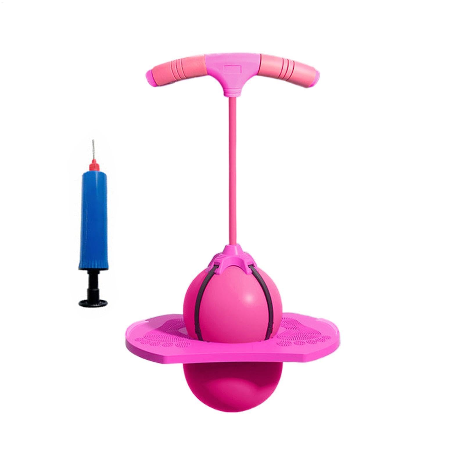 Palla rimbalzante in equilibrio | Palla da salto in equilibrio bambini | Palline rimbalzanti Space con maniglia e pompa esercizi | Giocattolo saltatore con pompa a bastone palline rimbalzanti