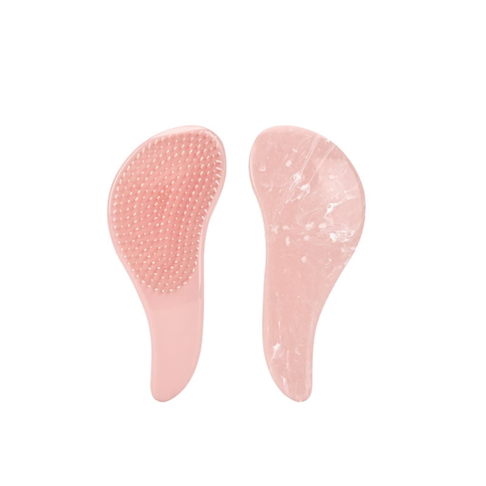 DieffematicSZ Grzebień Textured Soft Tooth Hair Without Knotting Hairdressing Comb Plastic Comb