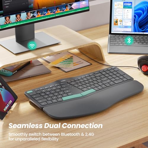 Nulea Rt05B Wireless Ergonomic Keyboard thumb #5