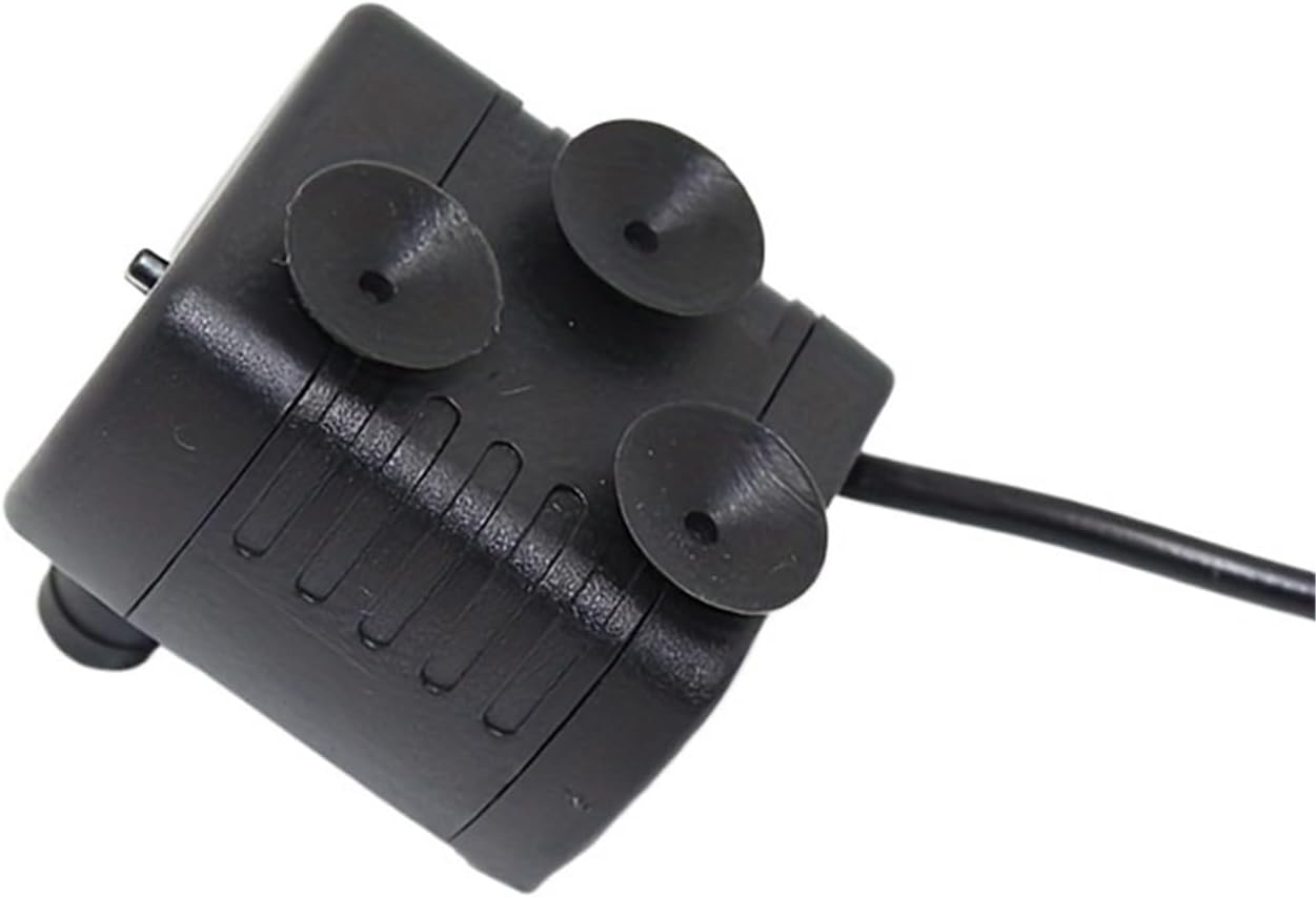 3W USB Water Pump DC 5V USB Micro Submersible Pumps Pet Water Dispenser for Pool Fountain Rockery Filter Pump(Black 500L-H)