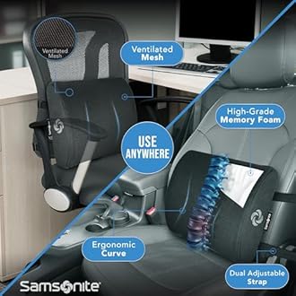 Samsonite SA5243 Lumbar Support Cushion