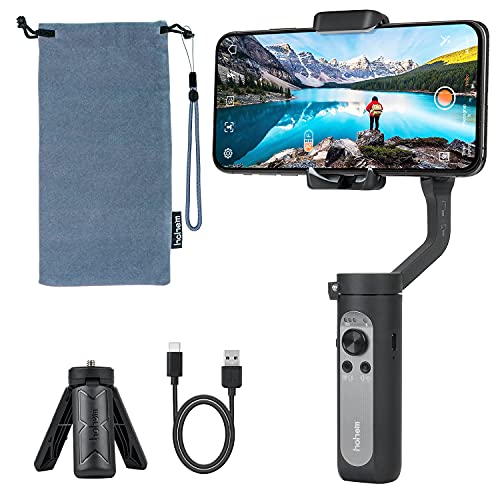 スマホジンバル スタビライザー 3軸 片手持ちジンバル折畳み式 操作簡単259g Amazon.co.jp: hohem スマホジンバル 折りたたみ式 259g超軽量