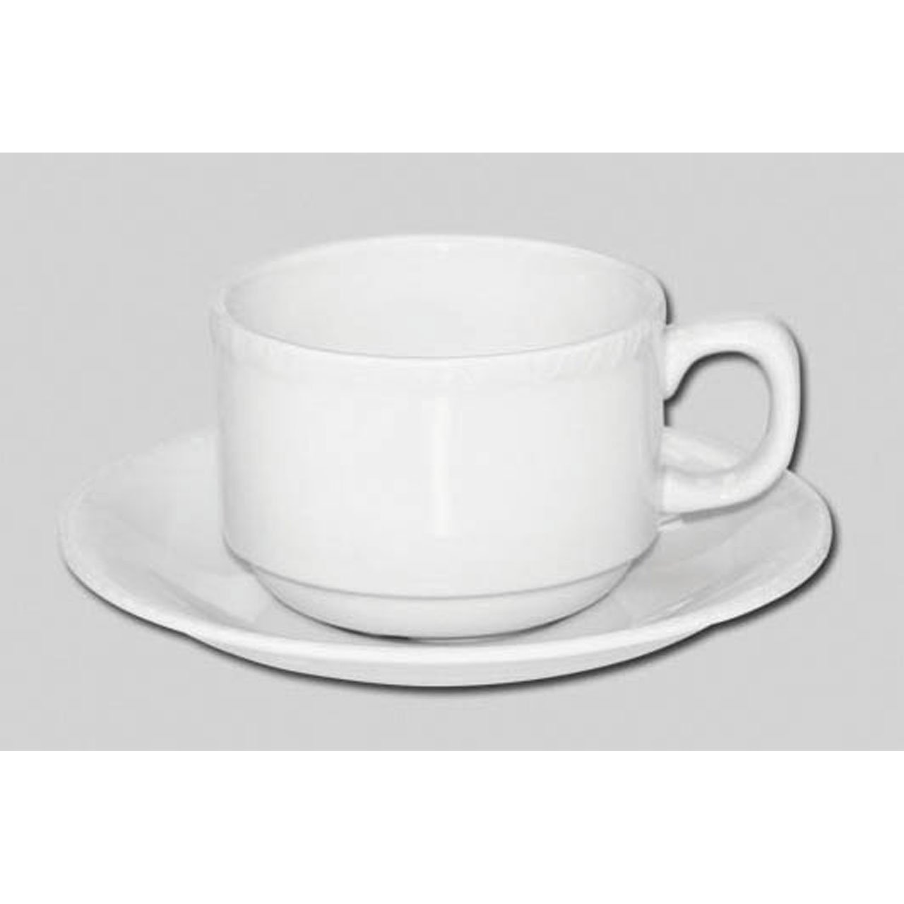 B&Q -  Embossed White SaucerDurable Porcelain With Elegant Embossed DesignIdeal For Tea Or Coffee Cups