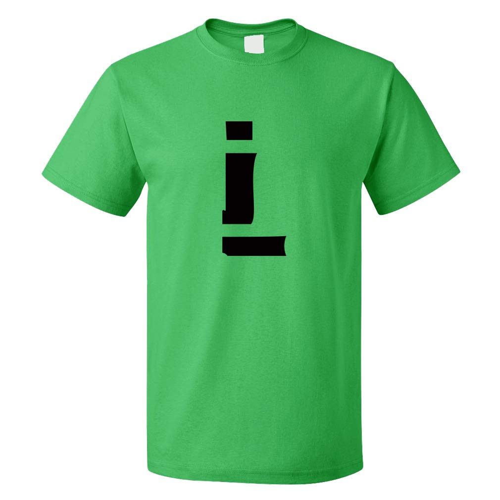 Custom Graphic T Shirts for Men L Jailbird Initial Monogram Letter L Cotton