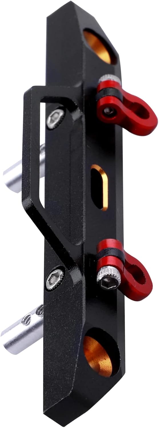 for SCX24 Front Bumper Aluminum Compatible with Axial SCX24 Deadbolt 90081 1/24 RC Crawler Accessories