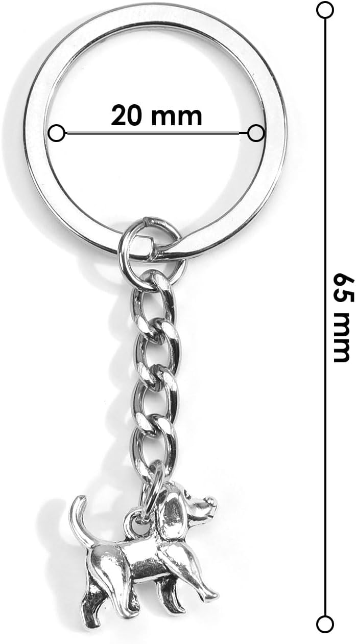 Dog Keychain Cute Dog Keychain Gift for Pet Lovers King Charles Spaniel Key Chain for Women Gift - Image 2