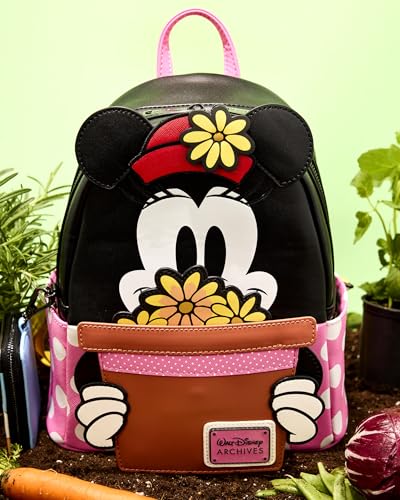 Image of Loungefly Disney Archives: 'Walt Disney's Wonderful World of Gardening' Earth Day Mini-Backpack, Amazon Exclusive