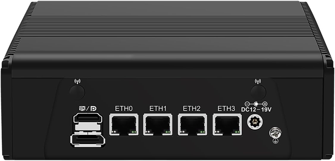 HUNSN Micro Firewall Appliance, Mini PC, VPN, Router PC, AMD Ryzen