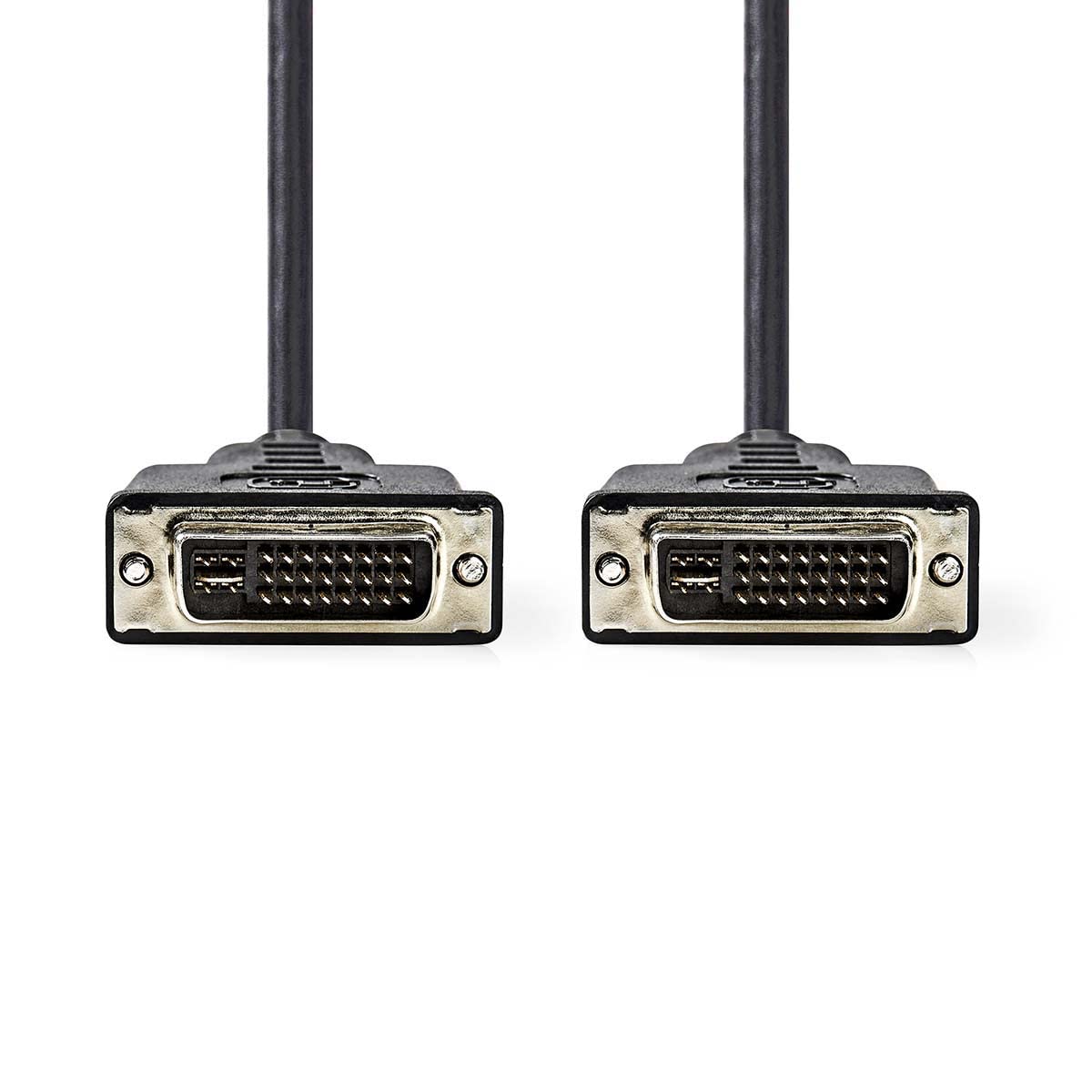 B&Q -  2M Dvi Cable Dvi-I 24+5-Pin Male To Dvi-I 24+5-Pin MaleBlack