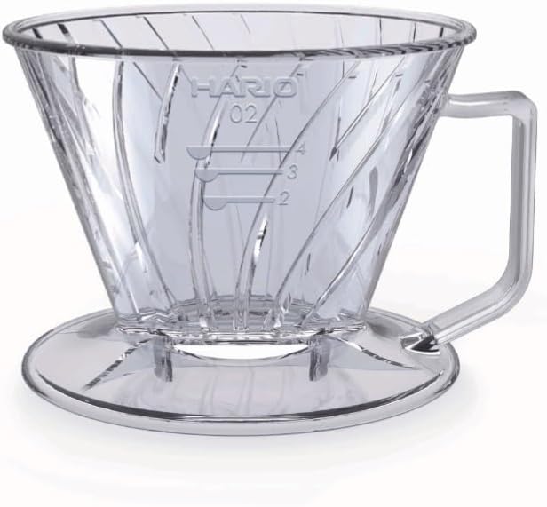 PED-02-T Pegasus Dripper 02, Clear, For 2-4 Cups, Coffee, Hand Drip, Made in Japan
