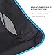 Helinox Beach Chair | Leichter, kompakter, Faltbarer tiefer Campingstuhl (Black + Pocket)