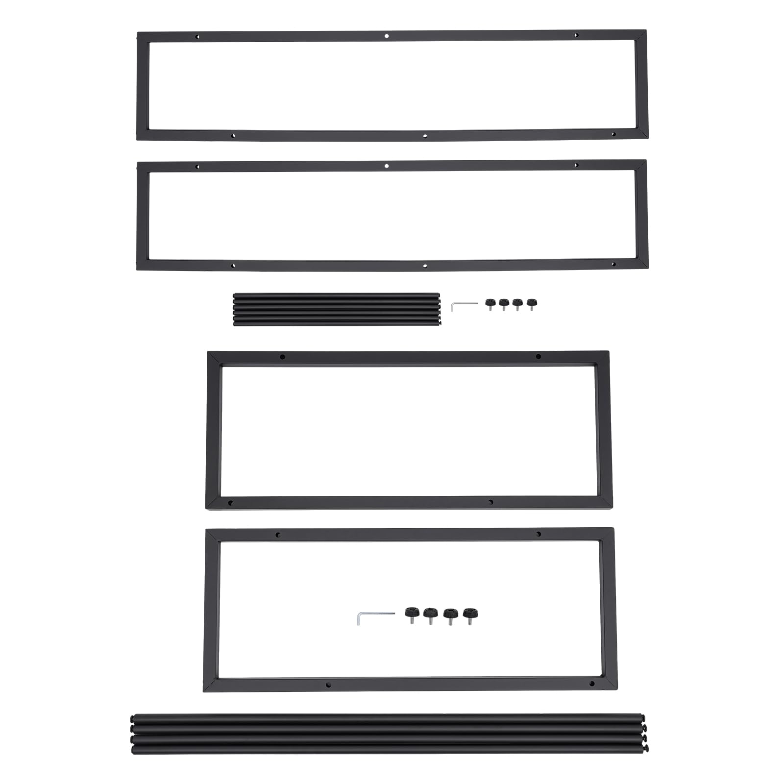 Estantería para cajas de bebidas, 3 niveles, soporte para cajas de bebidas, estante rectangular para organizar bebidas, latas, frutas, cerveza