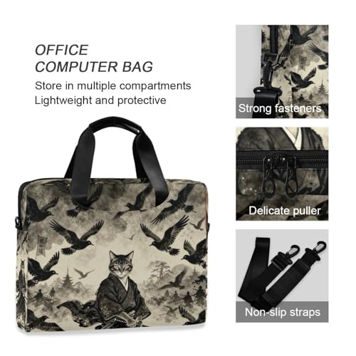 Funda para portátil con asa y correa 15.6 pulg miniatura 6