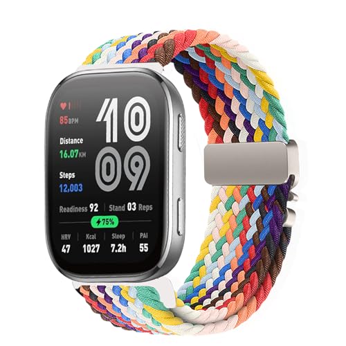 [Asvufeyy] 22mm oh for Amazfit Bip 6/Bip 5/5Unity/Amazfit GTR 4/GTR 47mm/GTR 3 Pro p҂ݍ Lkxg oh \ _ ʋC xg - C{[