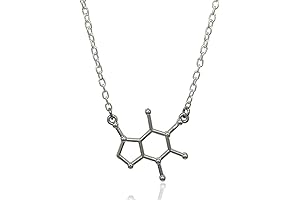 Caffeine Chemistry Coffee Bean Necklace
