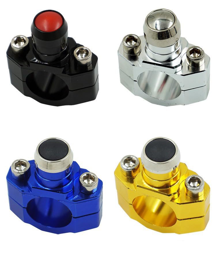 Miniatura 5 de Interruptor de apagado de arranque de motor de motocicleta, interruptor de apagado CNC universal para ATV, Dirt Pit Bike, scooter, Quad 12 V, 78