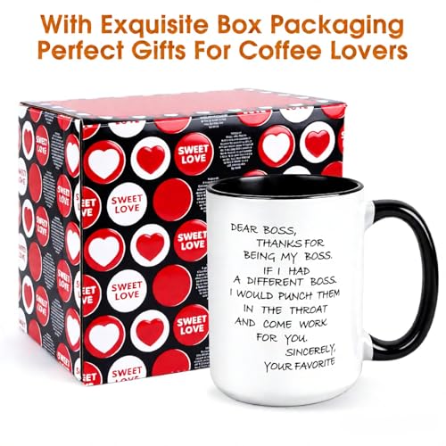 YKSINX Dear Boss Punch Throat Mug