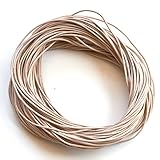 1 mm Natural Untreated Leather Cord, 25 Meters Hank (82 Feet)