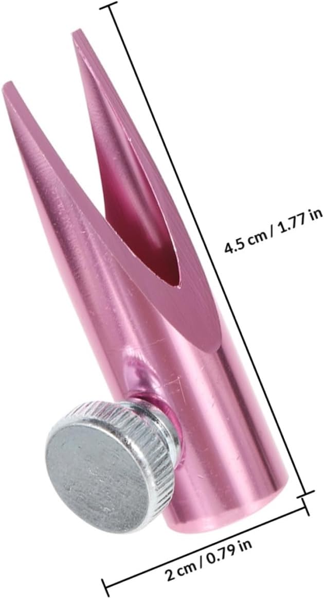 KICHOUSE 2pcs Metal Pencil Sharpener for Eyebrow and Lip Liner Pencils, Small Dual-Edge Cosmetic Sharpener with U-Shaped Slot, Travel Beauty Tool for Women Makeup