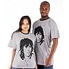 Rolling Stones T Shirt Keith Striped Official Unisex Black & White, S #1