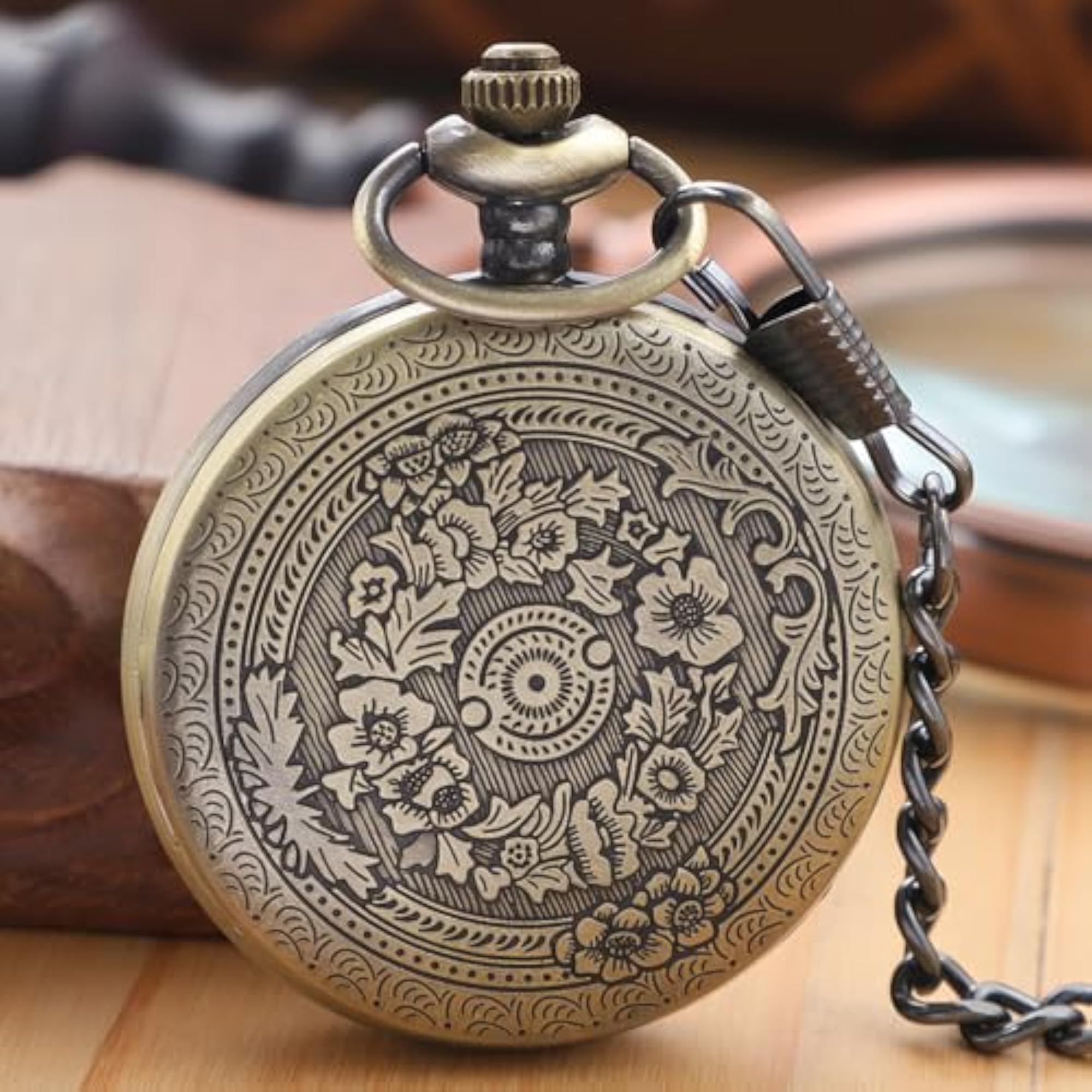 Engraved Pocket Watch for Son, I Love You Forever