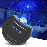 6 Farbhintergründen und 27 Projektionskombination: Unser Sternenhimmel Projektor mit 6 Farbhintergründen (Rot-Blau / Blaugrün / Rot-Grün / Blau / Rot / Grün). Wenn Mond, Wolken und Sterne zusammenarbeiten, können sie 27 verträumte und schöne Projektionsmodi bilden, die nach dem Zufallsprinzip wechseln, um Ihren unterschiedlichen Anforderungen gerecht zu werden.