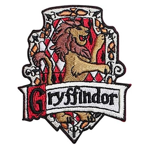 TENNER.LONDON Griffindor Embroidery Patch Iron on or Sew on Embroidered Motif Transfer Applique Cover